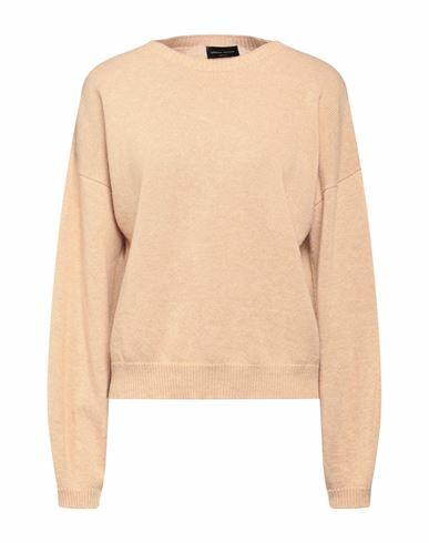 Roberto Collina Woman Sweater Beige Merino Wool Cover