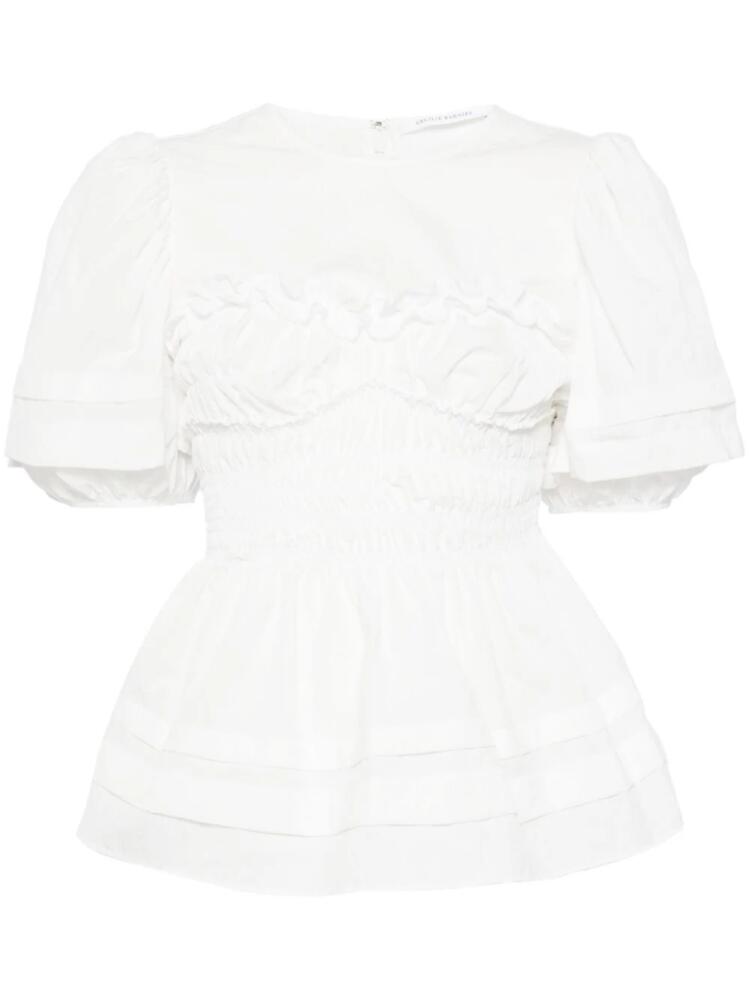 Cecilie Bahnsen Onessa blouse - White Cover