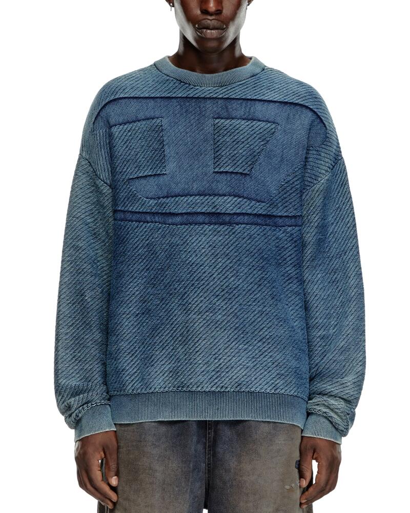 Diesel K-Klevery Regular Fit Textured Sweater Cover