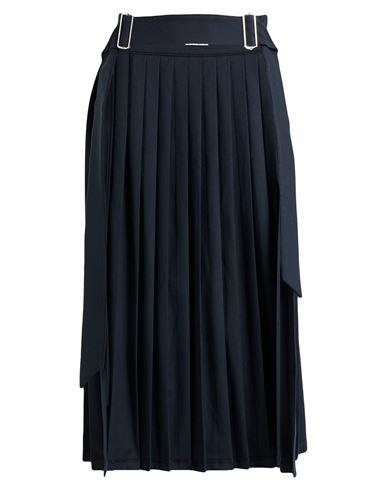 Sfizio Woman Midi skirt Midnight blue Polyester, Viscose, Elastane Cover