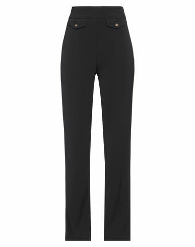 Nenette Woman Pants Black Polyester, Elastane Cover