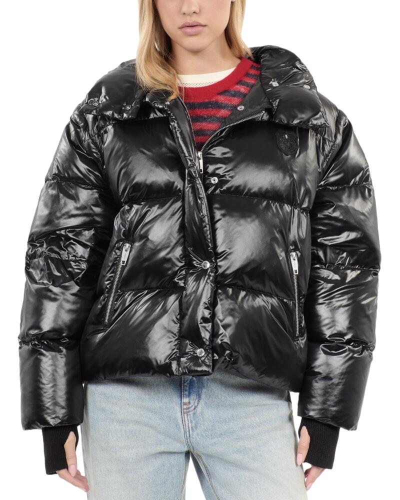 The Kooples Hooded Down Puffer Jacket Cover