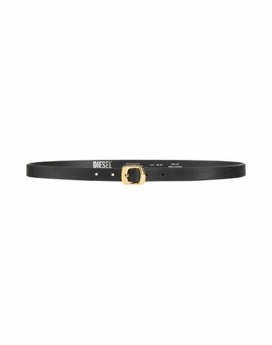 Diesel Woman Belt Black Cow leather Cover