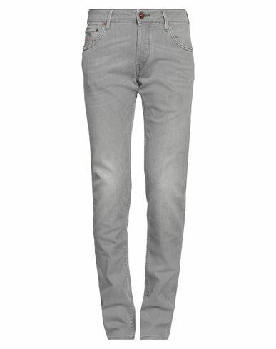 Hand Picked Man Jeans Grey Cotton, Elastane Cover