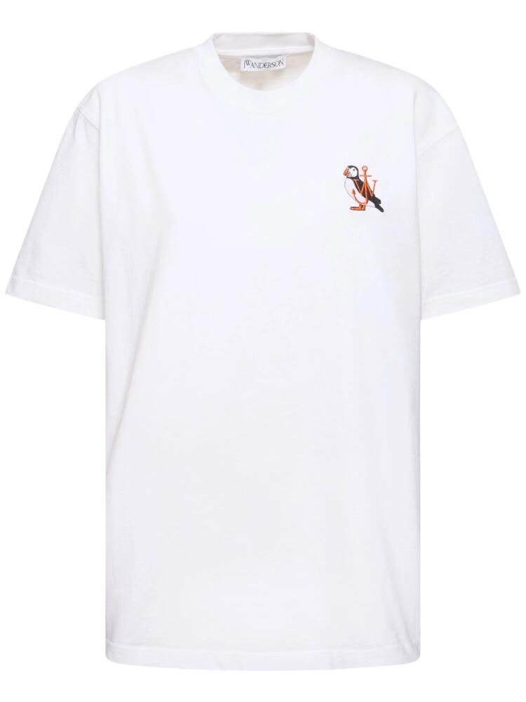 JW ANDERSON Puffin Cotton Jersey T-shirt Cover