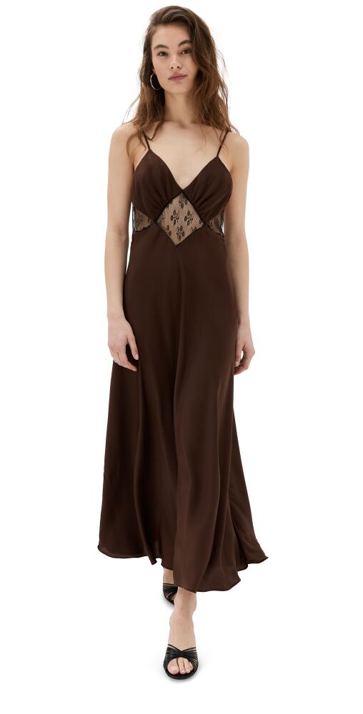 Favorite Daughter The Manifest Dress Dark Chocolate Cover