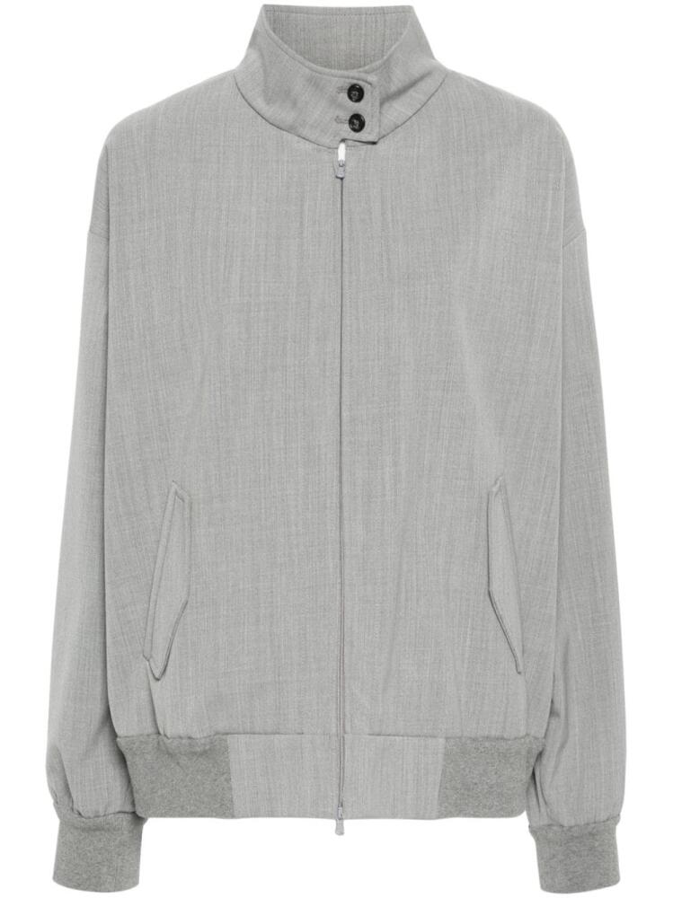 Nº21 twill bomber jacket - Grey Cover