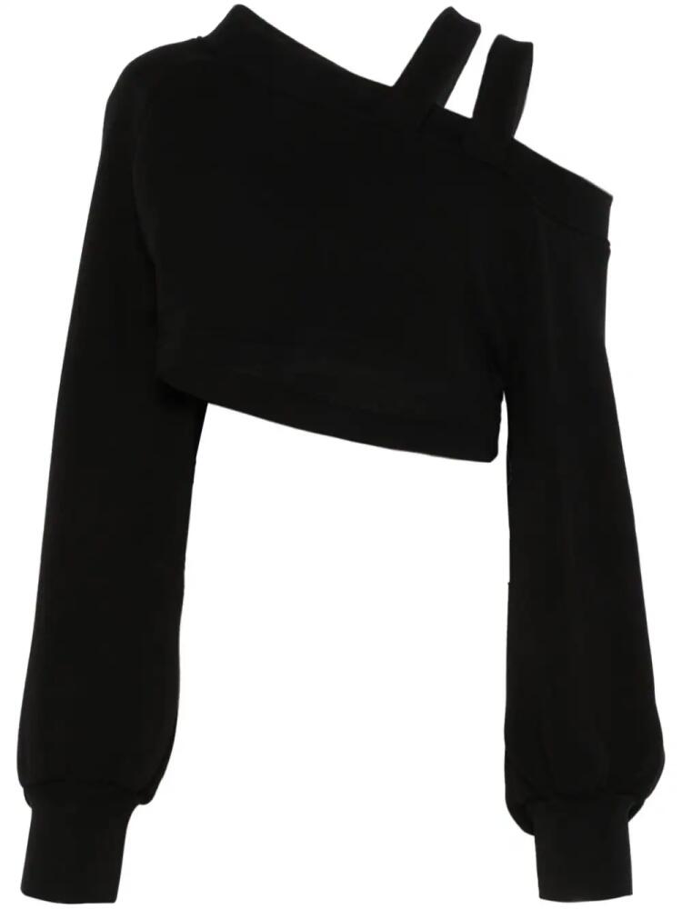 Ioana Ciolacu off-shoulder top - Black Cover