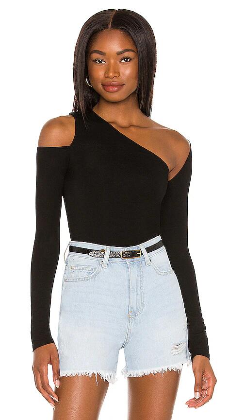 superdown Rissa Cut Out Top in Black Cover