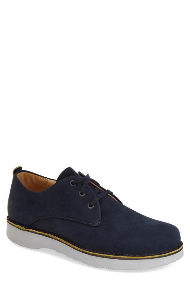 Samuel Hubbard Free Plain Toe Derby in Navy Nubuck Cover