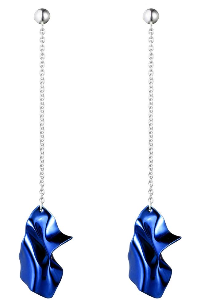 Sterling King Gelsey Fold Drop Earrings in Cobalt Cover