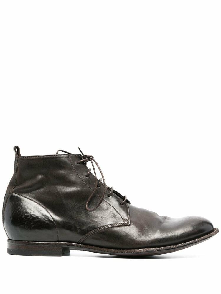 Officine Creative Stereo 4 lace-up ankle boots - Brown Cover