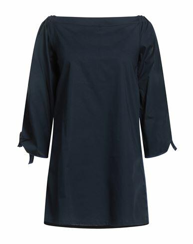 Jucca Woman Mini dress Midnight blue Cotton, Elastane Cover