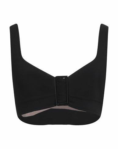 N°21 Woman Top Black Viscose, Polyester, Polyamide, Elastane Cover