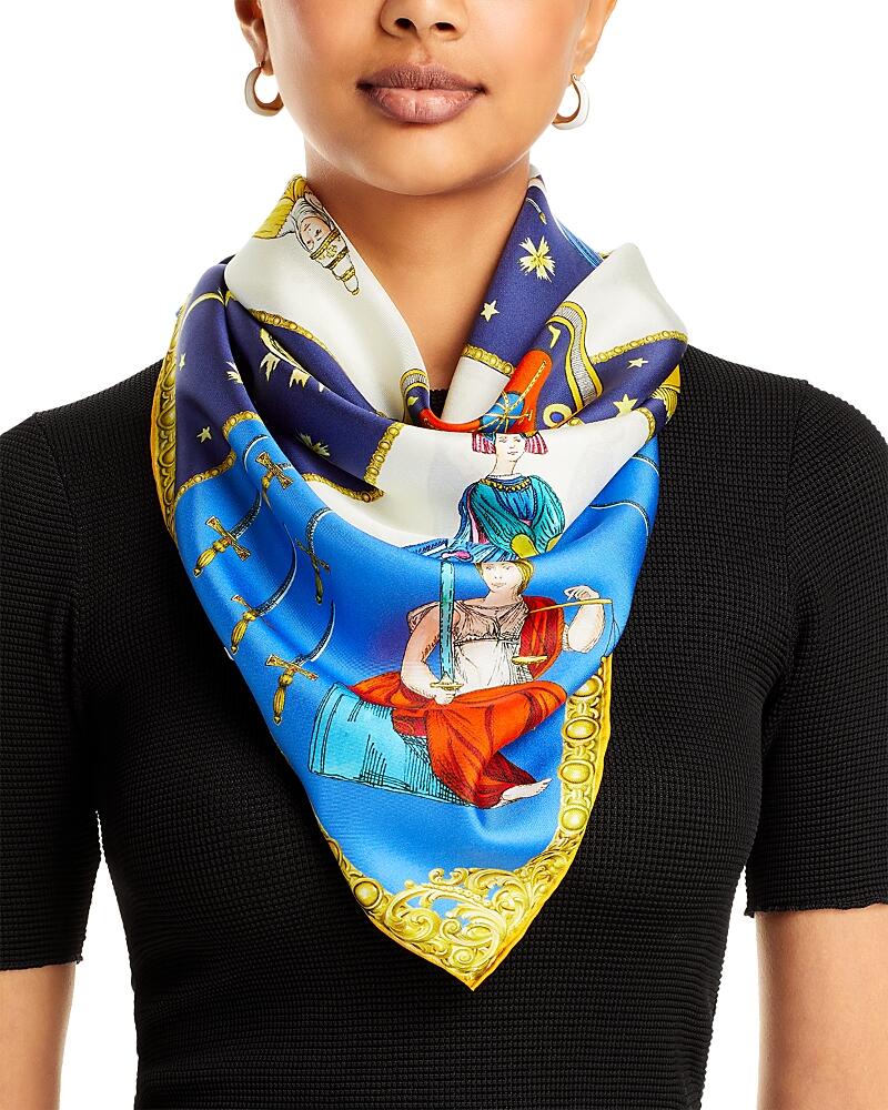 Echo In The Cards Silk Square Scarf Cover