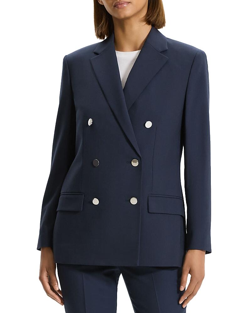 Theory Boxy Double Breasted Blazer Cover