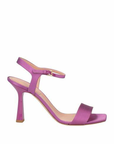 Alberta Ferretti Woman Sandals Mauve Textile fibers Cover