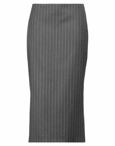 Versace Woman Midi skirt Lead Virgin Wool Cover