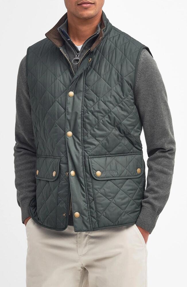 Barbour New Lowerdale Quilted Vest in Sage Cover