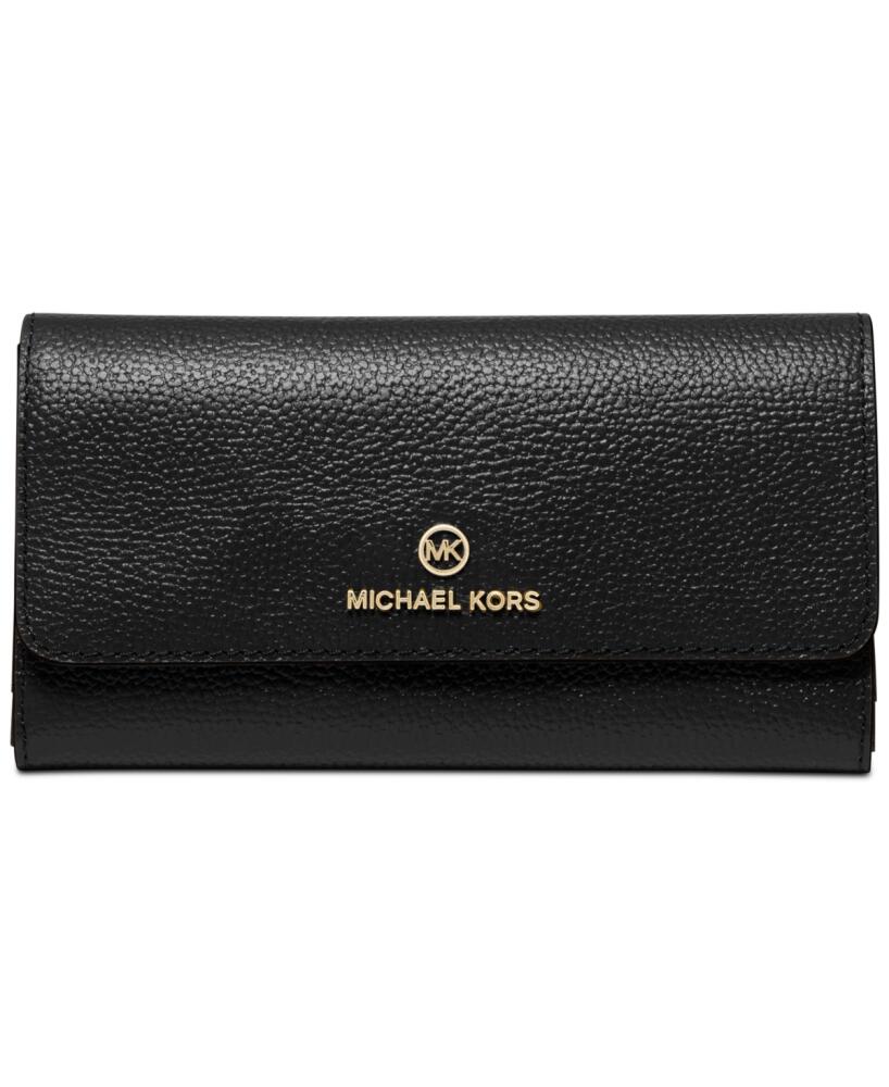 Michael Kors Jet Set Charm Large Trifold Wallet - Black Cover