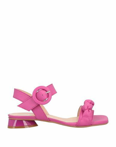 Bruglia Woman Sandals Fuchsia Soft Leather Cover