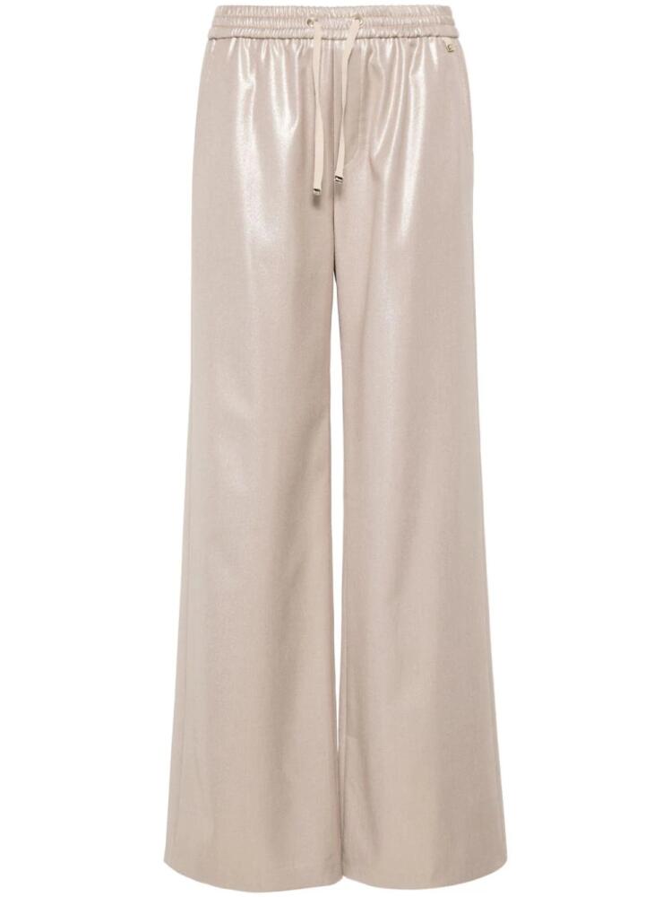 Herno logo-charm trousers - Neutrals Cover