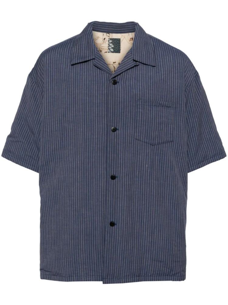 visvim Wallis down shirt - Blue Cover