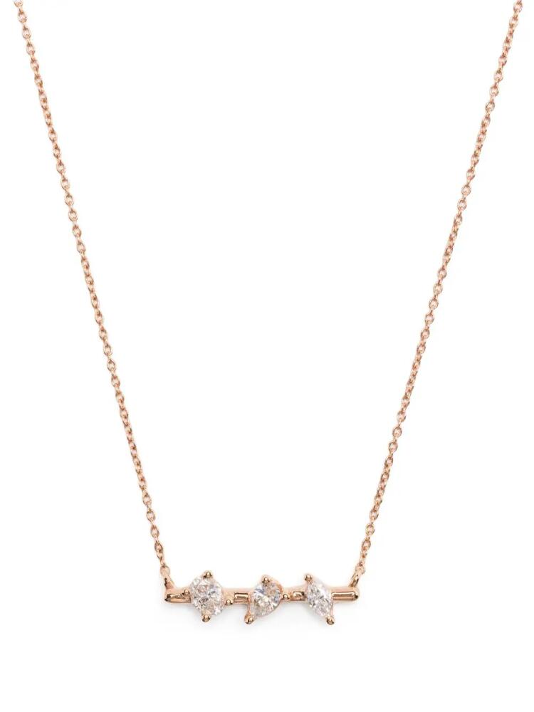 Dana Rebecca Designs 14kt rose gold Alexa Jordyn diamond necklace Cover