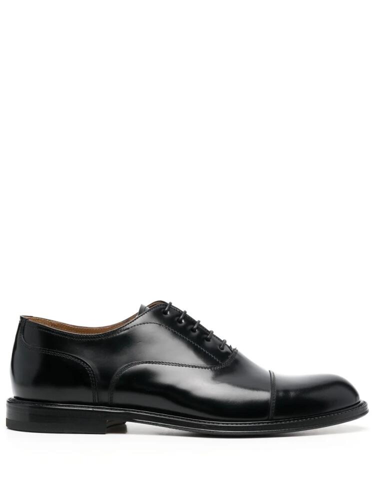 Cenere GB lace-up leather Oxford shoes - Black Cover