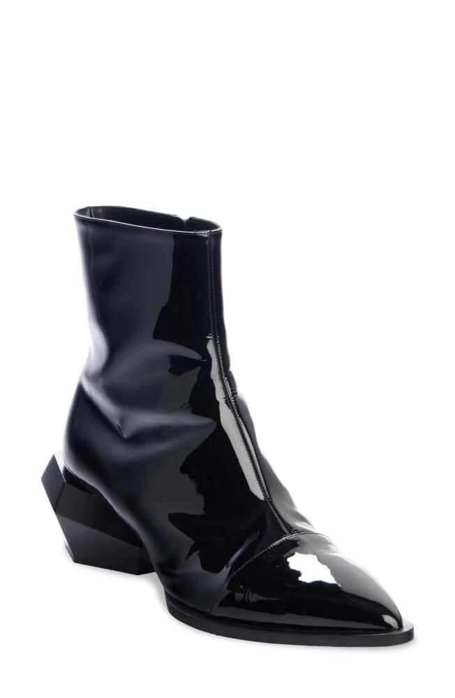 Balmain Billy Pointed Toe Ankle Boot in 0Pa Black Cover