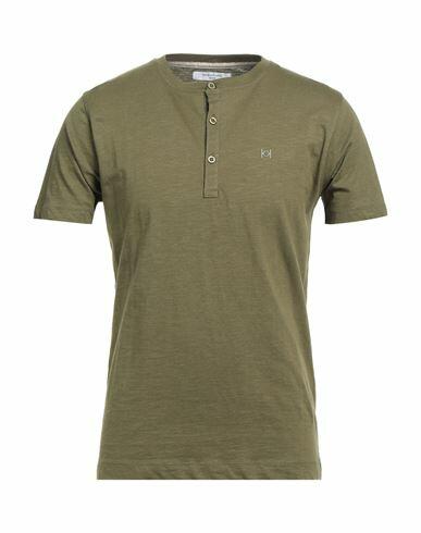 Hamaki-ho Man T-shirt Military green Cotton Cover