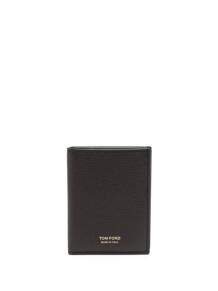 TOM FORD classic leather cardholder - Brown Cover