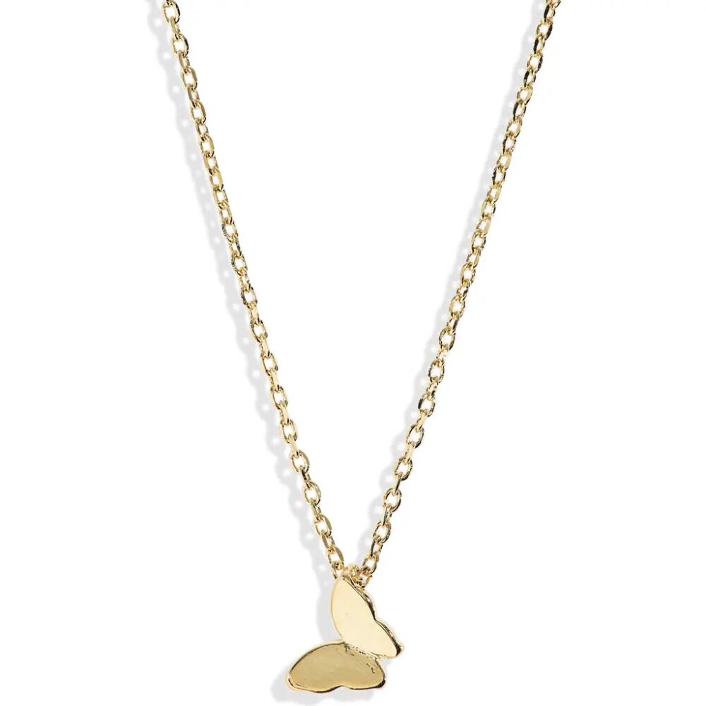 Estella Bartlett Lucky Butterfly Pendant Necklace in Gold Cover