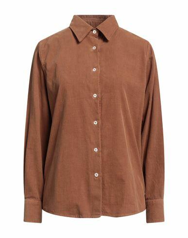 Bagutta Woman Shirt Brown Cotton Cover