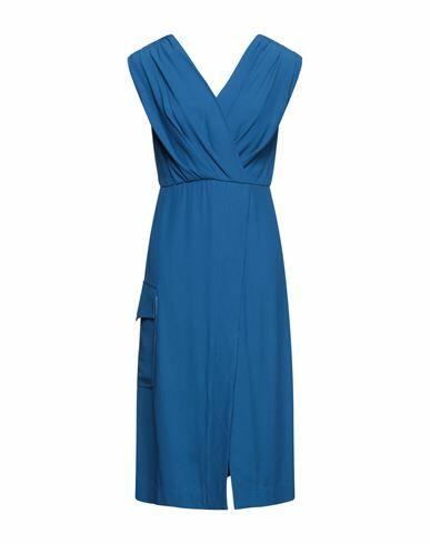 Ballantyne Woman Midi dress Blue Viscose, Acetate Cover