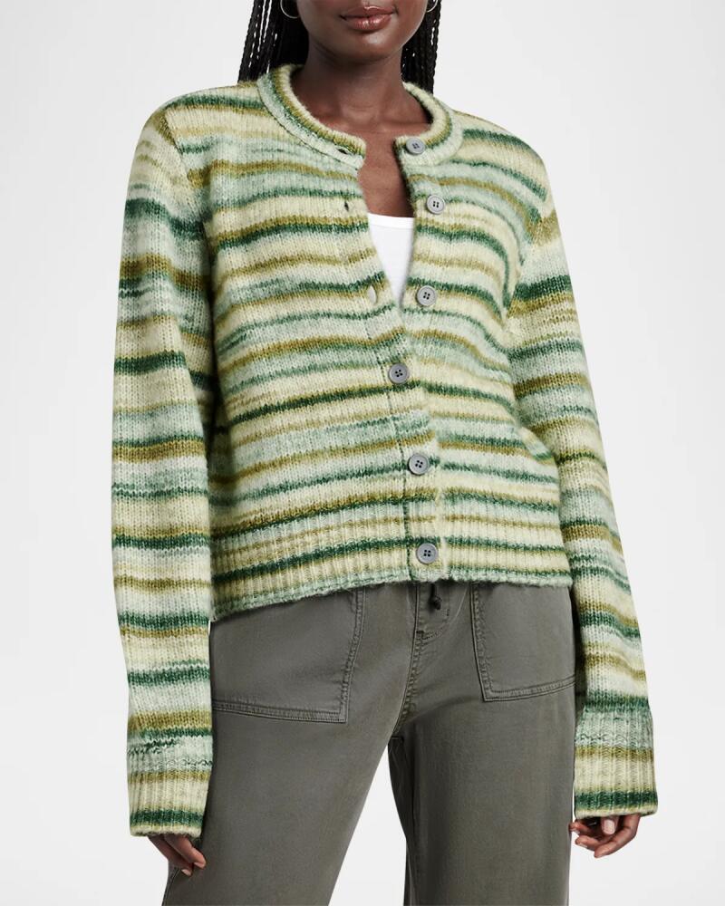 Splendid Daniella Stripe Wool-Blend Cardigan Cover