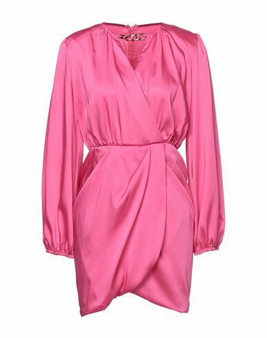 Vicolo Woman Mini dress Fuchsia Acetate, Viscose Cover