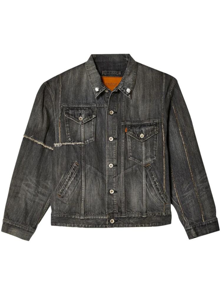 Doublet patchwork denim jacket - Black Cover