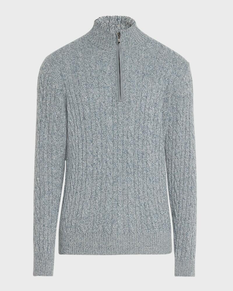 Loro Piana Cashmere Cable-Knit Sweater Cover