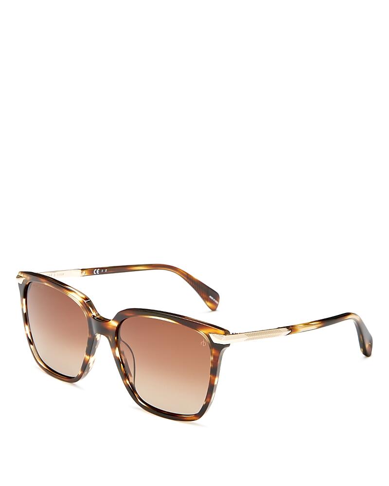 rag & bone Polarized Cat Eye Sunglasses, 55mm Cover