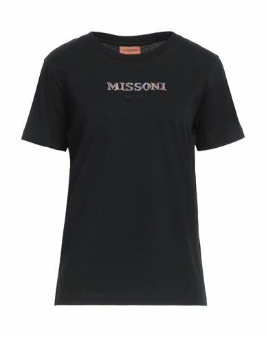 Missoni Woman T-shirt Black Cotton Cover