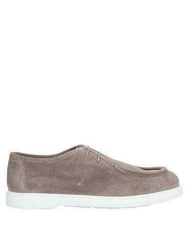 Doucal's Man Lace-up shoes Dove grey Soft Leather Cover