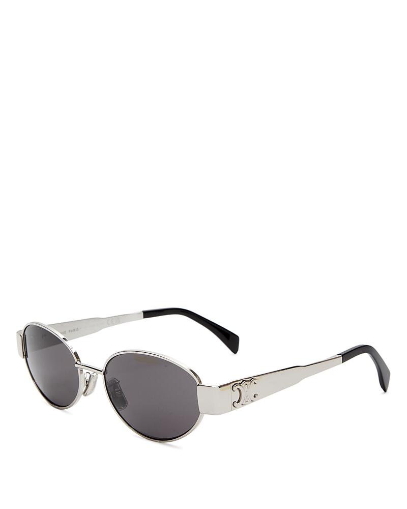 Celine Triomphe Metal Round Sunglasses, 54mm Cover