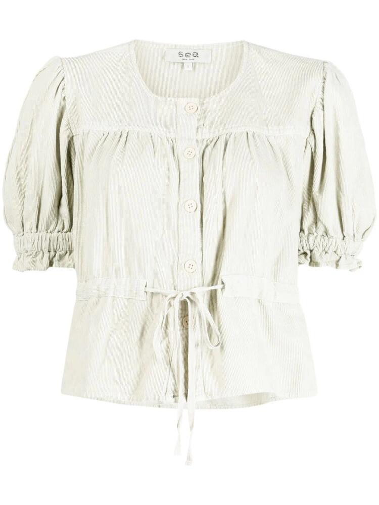 Sea Tyla Twill corduroy top - Neutrals Cover