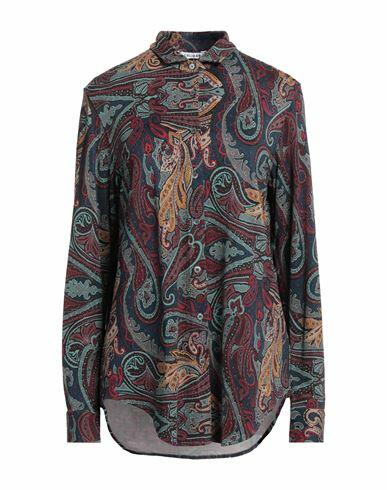 Caliban Woman Shirt Burgundy Viscose, Elastane Cover