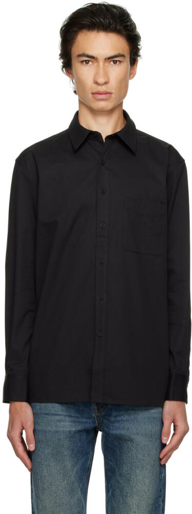 Nili Lotan Black Finn Shirt Cover