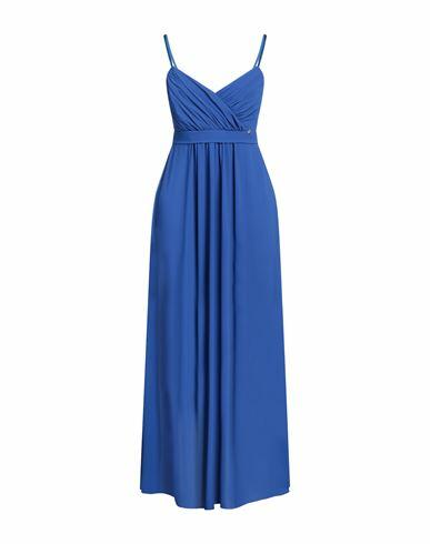 Rinascimento Woman Maxi dress Blue Polyester Cover