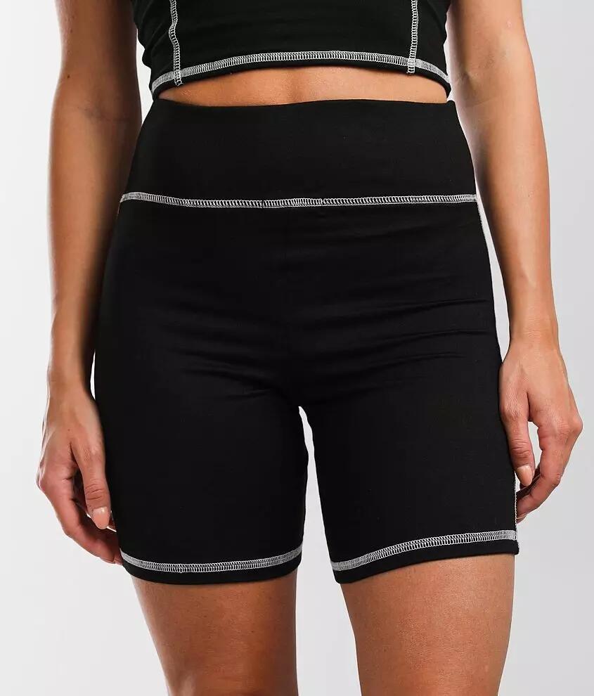 FITZ + EDDI Contrast Stitch Biker Short Cover