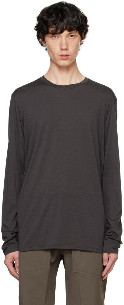 Veilance Gray Frame Long Sleeve T-shirt Cover