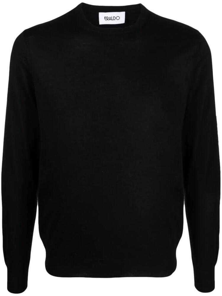 ERALDO crew-neck cashmere-blend jumper - Black Cover